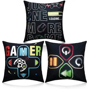 Gamer Kissen bezug Game Controller Dekorative quadratische Kissen bezüge Kissen bezug für Schlafs ofa Home Car Pillow Shams