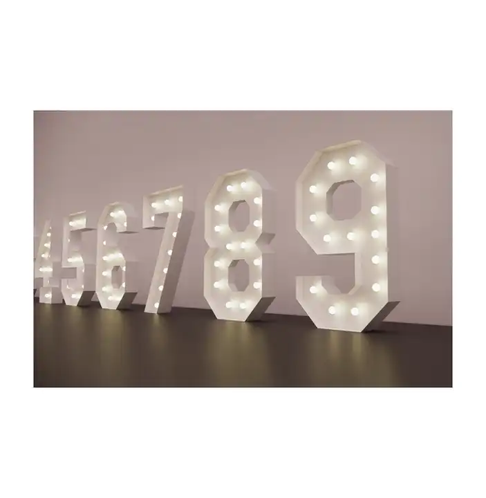 3FT Marquee Light Up Number 1