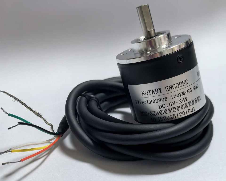 KASEI Solid Shaft Incremental Rotary Encoder 5V-24V RS485 Communication ...