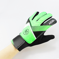Gants de football professionnels pour enfants en PU pour gardiens de but, unisexes, avec protection des doigts et du pouce