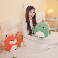 Dessin animé Squishy peluche jouet Super doux personnalisé en peluche oreiller peluche pingouin Capybara renard Panda chien dinosaure Squishy oreiller jouet