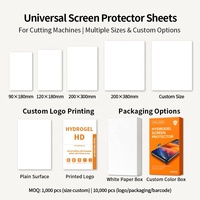Feuille de protection d'écran universelle en PET Film de protection anti-espion pour téléphone portable et tablette PC pour machine de découpe mobile