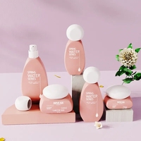 Kemasan Kosmetik Desain Kreatif Kelas Atas 120ml 100ml 50ml 30ml Botol Semprot Pompa 50g 30g Stoples Krim Set Botol Minyak Perawatan Tubuh