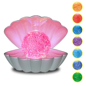 Bán buôn cấp bằng sáng chế giáng sinh LED Ngao ngọc trai nhựa bảng đèn cho phòng ngủ sử dụng 5V đầu vào với đầy đủ tài liệu hướng dẫn - Product Image 1