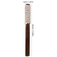 Torche en bois biodégradable pour la randonnée, la chasse et l'usage domestique, durée de combustion de 50 minutes, durable, idéale pour Noël et les fêtes de remise de diplôme
