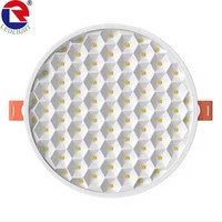 Éclairage intérieur ultra fin 3000k/4000k/6000k Plafonnier LED rond et fin 18w 24w 36w Panneau lumineux encastré