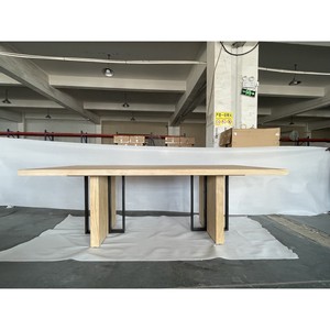 โต๊ะอาหารทันสมัย 2300 x 1065 x 760 มม. เฟอร์นิเจอร์ไม้สำหรับบ้าน - Product Image 2