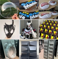 Mesin Pembentuk Vakum Plastik Akrilik Mini Otomatis untuk Dashboard, Mesin Thermoforming untuk Cetakan Bagian Mobil