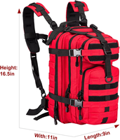 Sac à dos tactique multifonction 45L camouflage imperméable en polyester avec fermeture éclair pour la randonnée, le trekking, la chasse et les voyages