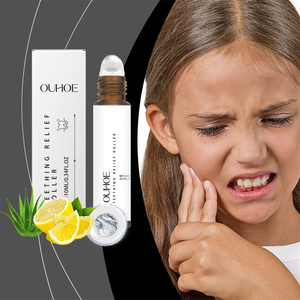 OUHOE 10ml Rouleau de soulagement des gencives avec <span class=keywords><strong>Aloe</strong></span> Vera et extrait d'arbre à thé 46g - Soin des dents hydratant et rafraîchissant - Product Image 2