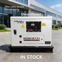 Générateur silencieux au gaz GPL/GNC/gaz naturel 10KW 15KVA 20KW 25KVA 30KW 40KVA 50KW 50/60Hz