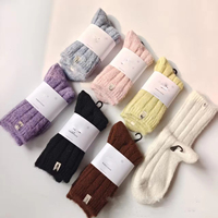 Calcetines de Mujer de Talla Única, Tejido Holgado, Extra Gruesos, de Felpa, Estilo Casual