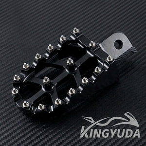 Pedales Anchos Antideslizantes de Aluminio Aeroespacial CNC OEM, Personalizados, Ligeros y con Diseño Hueco para Suzuki GSX-S750 GSX-S1000 Naked - Product Image 4