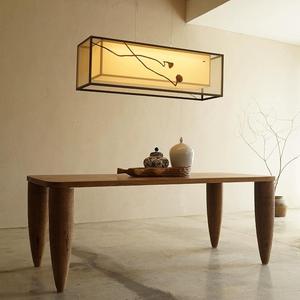 Ensemble table et chaises carrées en bois massif style Wabi Sabi BKS pour <span class=keywords><strong>la</strong></span> maison, le bar et <span class=keywords><strong>la</strong></span> cuisine, écologique et durable - Product Image 6
