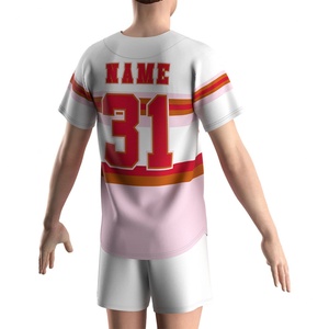 เสื้อเบสบอลเนื้อผ้านุ่มพิเศษและยืดหยุ่นได้ พร้อมบริการสกรีนลายตามสั่งสำหรับชุดทีม เพื่อความสบายและประสิทธิภาพสูงสุด - Product Image 6