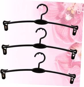 Ganchos de Plástico para Exhibición de Ropa Interior, Trajes de Baño, Pantalones y Lencería, Blancos y Negros, con Logotipo Personalizado, Venta al Por Mayor - Product Image 4