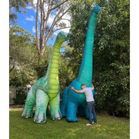 Modèle de dinosaure gonflable géant, imperméable, long, de dessin animé, pour événements publicitaires, promotions, parcs, décorations d'Halloween en extérieur