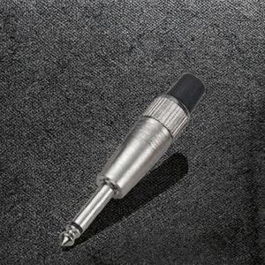 Connettore <span class=keywords><strong>Jack</strong></span> Mono TS Dajiang 6.35mm in Ottone con Contatti in Lega di Zinco, Spina Maschio da <span class=keywords><strong>1</strong></span>/<span class=keywords><strong>4</strong></span> di Pollice, Connettore a Saldare Nichelato per Chitarra e Microfono - Product Image 3