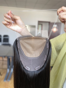 2024 คุณภาพสูงดิบผมSilky StraightTectureวิกผมGluelessปมเดี่ยวฟอกสีฟันปมสําหรับผมร่วงผู้หญิงสีขาว - Product Image 5