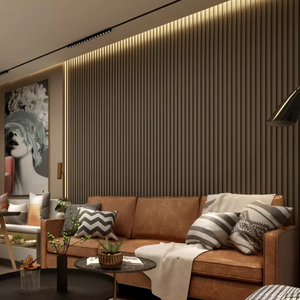 Grand panneau mural 160*24mm WPC panneau mural pour décoration intérieure étanche insonorisé ignifuge pour centre commercial de bureau