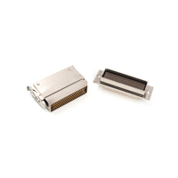Connecteur électrique droit rectangulaire en laiton série J14A, modèles J14A-101ZKL, J14A-101TJ, J14A-101ZKB