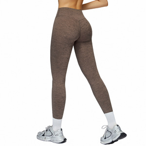 Leggings de sport Disko ECK4510, taille haute, séchage rapide, coutures contrastées, pantalon de fitness pour femmes - Product Image 3