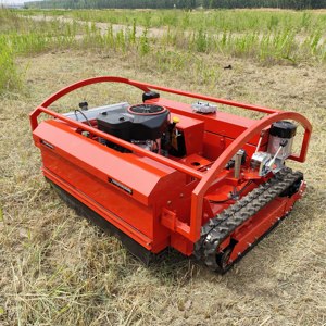 Tondeuse robot sans fil industrielle MJYL 2024 48V télécommandée, mini-tondeuse à chenilles 4 temps pour une tonte efficace en pente - Product Image 2
