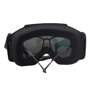 オープンフェイス風防風オートバイハーフヘルメットビンテージデザインUV400保護取り外し可能バイザーゴーグルマスクサイクリング釣り - Product Image 3