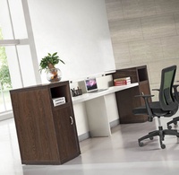 Comptoir de réception moderne en bois pour bureau, spa, salon de beauté, restaurant, hôpital, salon de manucure, caissier