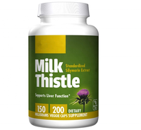 Suppléments à base de plantes Bon extrait naturel Silymarine Milk Thistle Herbal Extract Supplément Capsules végétales