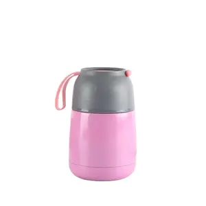 High Quality Vacuum Insulated Stainless Steel Food Flask Warmer Set Vacuum kids food Jar Container With Spoon