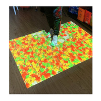 Amusant facile à l'intérieur excitant 3d projecteur interactif 3d jeux de sol pour les enfants