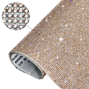 Chất Lượng Cao SS6 Pha Lê Rhinestone Tấm Vải Rhinestone Nhãn Dán Thiết Kế Rhinestone <span class=keywords><strong>Hotfix</strong></span> Tấm Đầy Màu Sắc Tùy Chỉnh - Product Image 3