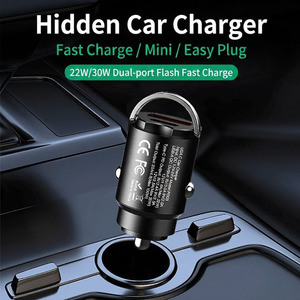 Chargeur <span class=keywords><strong>de</strong></span> voiture 100W mini tout métal double USB-C et PD QC, charge rapide pour téléphone et ordinateur <span class=keywords><strong>portable</strong></span>, adaptateur allume-cigare - Product Image 3
