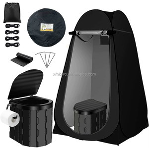 WC Portatile da Campeggio con Porta Carta Igienica Rimovibile, Toilette Portatile per Escursioni, Viaggi in Auto, Camper, Tenda, Spiaggia, Camionisti - Product Image 5