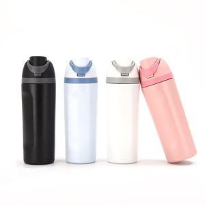 Stainless Steel Double Wall Insulated Water Bottle 500Ml Sports Outdoor Portable With Handle For Men Women Travel Use - Product Image 1
