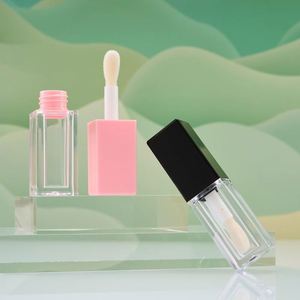 Private Label <b>Custom</b> Square Luxury Plastic Lip Gloss Tube with 5ml Capacity <b>Custom</b> Color Cosmetic Packaging - Product Image 1