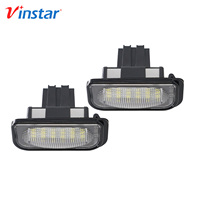 Éclairage de plaque d'immatriculation LED Vinstar pour Mercedes Benz W203 4D CLK A209 W209 C209 Erro Free pièces et accessoires de véhicule