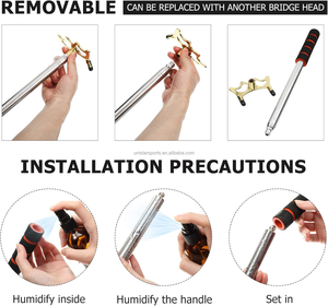 Taco <span class=keywords><strong>de</strong></span> <span class=keywords><strong>billar</strong></span> retráctil, <span class=keywords><strong>palo</strong></span> <span class=keywords><strong>de</strong></span> puente con cabeza <span class=keywords><strong>de</strong></span> latón extraíble, soporte <span class=keywords><strong>de</strong></span> taco <span class=keywords><strong>de</strong></span> <span class=keywords><strong>billar</strong></span> <span class=keywords><strong>de</strong></span> acero inoxidable extensible <span class=keywords><strong>de</strong></span> 14 a 59 pulgadas - Product Image 5