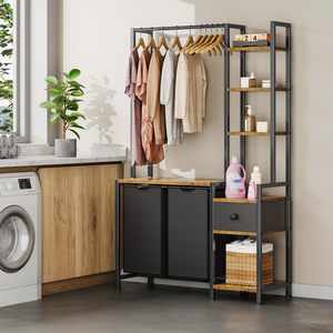 Simple, large-capacity coat <b>rack</b>, floor-standing <b>clothes</b> <b>rack</b>, multi-functional storage <b>rack</b> for home and bedroom, shoe <b>rack</b>, - Product Image 1