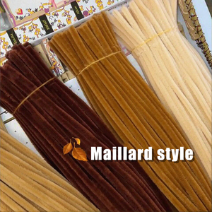 ไม้ทำความสะอาดท่อ DIY สีสันสดใส 100 ชิ้น แบบหนา 8 มม. แบบกำมะหยี่หนา 9 มม. ยี่ห้อ Liapu En Sticks สี<span class=keywords><strong>แดง</strong></span>สด แบบยืดหยุ่น - Product Image 2