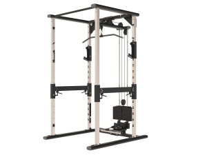 Rack de Squat, <span class=keywords><strong>Cage</strong></span> de <span class=keywords><strong>Musculation</strong></span>, Lat Pulldown, Rameur Basse, Multifonction avec Système de Poulies à Câble, Commercial et Domestique, Tout-en-un pour <span class=keywords><strong>Musculation</strong></span> - Product Image 1