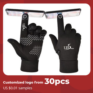 Logo personalizzato Touch Screen acqua antivento antiscivolo termico mano guanti invernali per gli uomini delle donne - Product Image 2