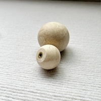 Poignées et tirants de porte ronds en pierre de travertin moderne STONEKOCC sur mesure (4 cm, 6 cm) pour tiroirs