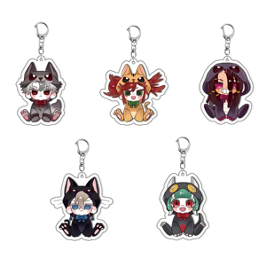 Spot Acrylic Cartoon Character <b>Keychain</b> UV Printed NASNAK Brand Fashion Trend Waterproof Pendant Wholesale Gift - Product Image 2