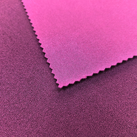 Tissu en maille extensible Scuba Crepe, uni, teint, en matière Air Layer, 230 GSM, 97 % polyester, 3 % élasthanne, pour robes et uniformes féminins