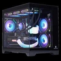 Casing Komputer Full Tower WJCOOLMAN dengan Kipas, Mendukung Pendingin Air 360 untuk Motherboard M-ATX, Tersedia