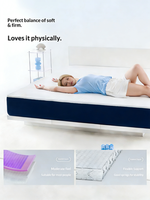 Matelas en gel TPE sur mesure OEM, ultra-doux, directement de l'usine, vente en gros