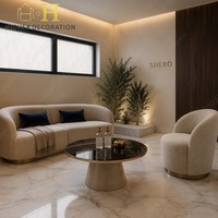 Ensemble de comptoirs de présentation pour salon de beauté personnalisés avec logo LED, service de conception 3D, livraison porte à porte