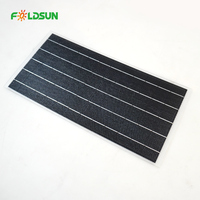 Panel Surya OEM Kustom 6V 10W PERC Mono-kristalin Berlapis ETFE Efisiensi 23% untuk Pengisian Daya Power Bank Seluler Penggunaan Luar Ruangan